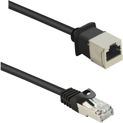 Câble réseau Renkforce RF-4394130, 3m, CAT 5e, F/UTP, noir Câble réseau Renkforce RF-4394130, 3m, CAT 5e, F/UTP, noir