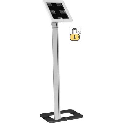 Renkforce Universele Tablet Standaard - Verstelbare Aluminium Beveiligingshouder Renkforce Universele Tablet Standaard - Verstelbare Aluminium Beveiligingshouder