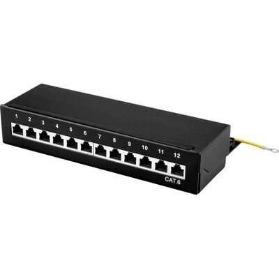 Renkforce 12-Port CAT 6 Patchbox - Patchbox Renkforce 12-Port CAT 6 Patchbox - Patchbox