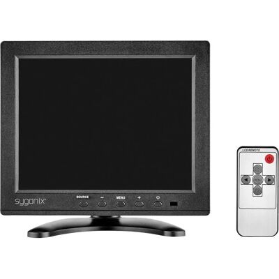 Sygonix 16885X1 Surveillance Monitor - 20.3cm 8" LCD, A++ Sygonix 16885X1 Surveillance Monitor - 20.3cm 8" LCD, A++
