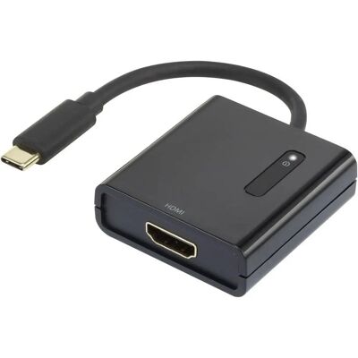 Renkforce RF-4472892 USB-C zu HDMI Adapter - Schwarz Renkforce RF-4472892 USB-C zu HDMI Adapter - Schwarz
