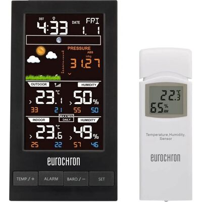 Eurochron EFWS S250 Draadloze Weerstation - 12-24 Uur Voorspelling Eurochron EFWS S250 Draadloze Weerstation - 12-24 Uur Voorspelling