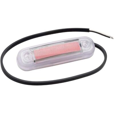 FRISTOM Rückleuchte - Kompakt 12V/24V Rot Transparent FRISTOM Rückleuchte - Kompakt 12V/24V Rot Transparent