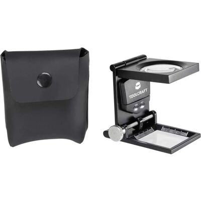 TOOLCRAFT 1511639 Lente d'ingrandimento - 28mm, 6x, LED TOOLCRAFT 1511639 Lente d'ingrandimento - 28mm, 6x, LED