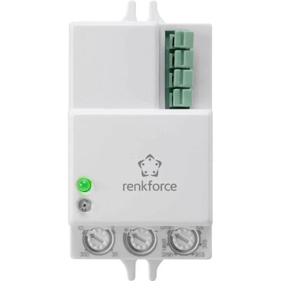 Renkforce 1530623 Capteur de mouvement HF pour intérieur plafond/mur - Blanc Renkforce 1530623 Capteur de mouvement HF pour intérieur plafond/mur - Blanc