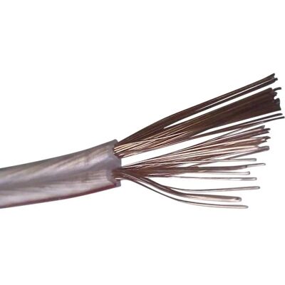 Kash 23316A Lautsprecherkabel - Hochfrequenz Bimetallisch Transparent 20m Kash 23316A Lautsprecherkabel - Hochfrequenz Bimetallisch Transparent 20m