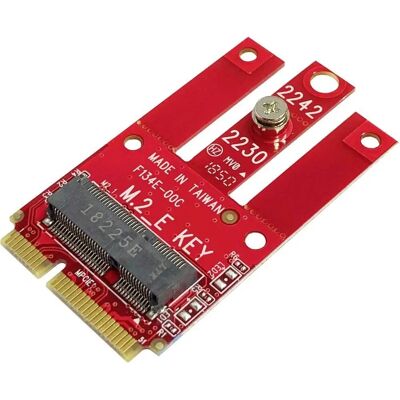 Adattatore M.2 a mini PCIe Renkforce per Moduli Wireless - Supporto OS Adattatore M.2 a mini PCIe Renkforce per Moduli Wireless - Supporto OS