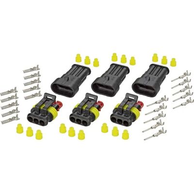 TE Connectivity Superseal 1.5mm - Kit Connecteur Étanche 3 Pins - Publicité TE Connectivity Superseal 1.5mm - Kit Connecteur Étanche 3 Pins - Publicité