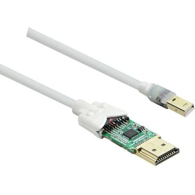 Adaptateur câble vidéo Renkforce RF-4660902 Blanc - DisplayPort HDMI - Publicité Adaptateur câble vidéo Renkforce RF-4660902 Blanc - DisplayPort HDMI - Publicité