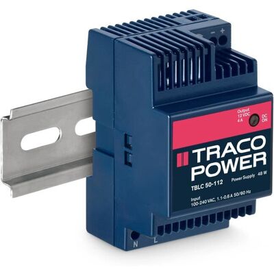 Alimentation TRACOPOWER 24V 50W Fixation sur rail DIN - Publicité Alimentation TRACOPOWER 24V 50W Fixation sur rail DIN - Publicité