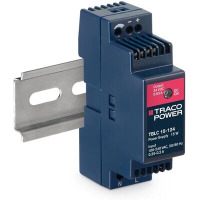 TRACOPOWER Alimentatore 24V 15W Montaggio su guida DIN - Alimentatore TRACOPOWER Alimentatore 24V 15W Montaggio su guida DIN - Alimentatore