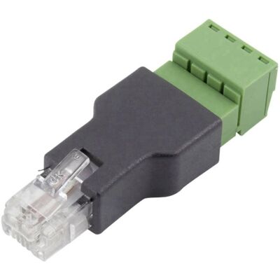 TRU Components FL-29 Telefonadapter - RJ11, Gerade, 6P4C TRU Components FL-29 Telefonadapter - RJ11, Gerade, 6P4C