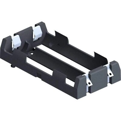 Keystone 1047 Batteriholder - Understøtter 2x 18650 - Holdbart plastmateriale Keystone 1047 Batteriholder - Understøtter 2x 18650 - Holdbart plastmateriale
