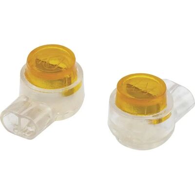 TRU Components Y-Kabelstecker - 2 Pole - Gelb TRU Components Y-Kabelstecker - 2 Pole - Gelb