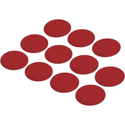 TOOLCRAFT - RTS40-RD - Red - 40 mm - Adhesive dots TOOLCRAFT - RTS40-RD - Red - 40 mm - Adhesive dots