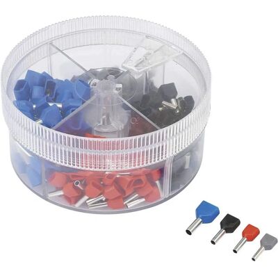 Conrad Components Double Crimp Terminal Assortment - Multi-Color Conrad Components Double Crimp Terminal Assortment - Multi-Color