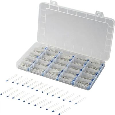 Tru Components 442923 500 stk keramiske kondensatorer - 1pF til 22nF, 50V, 2.5mm Tru Components 442923 500 stk keramiske kondensatorer - 1pF til 22nF, 50V, 2.5mm