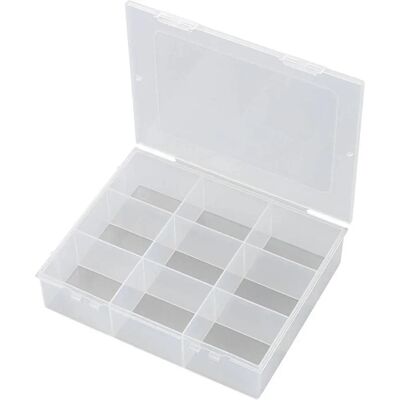 TRU Components E-112-1 Storage Box - 9 Compartments TRU Components E-112-1 Storage Box - 9 Compartments