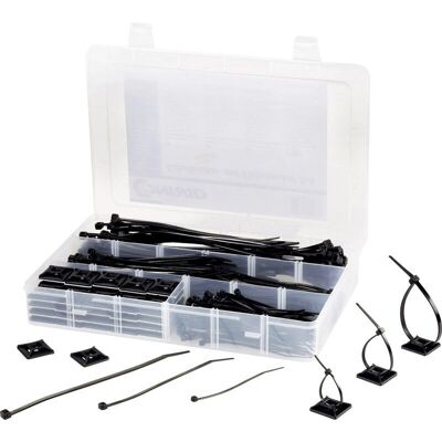 TRU Components EPR-350UV Assortiment de liens de câble - Fixations et supports - Publicité TRU Components EPR-350UV Assortiment de liens de câble - Fixations et supports - Publicité