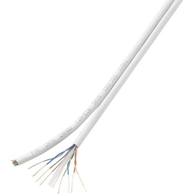 Conrad 1567360 Weiß Cat 6 F/UTP Netzwerkkabel Conrad 1567360 Weiß Cat 6 F/UTP Netzwerkkabel