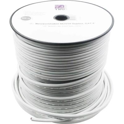 Conrad 1567362 Cavo Ethernet - Bianco - 100m Cat6 U/FTP Conrad 1567362 Cavo Ethernet - Bianco - 100m Cat6 U/FTP