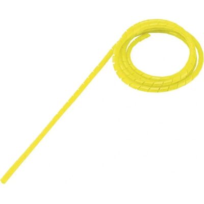 TRU Components WB-0203 Yellow Spiral Cable Sleeve - Cable Protection 5m TRU Components WB-0203 Yellow Spiral Cable Sleeve - Cable Protection 5m