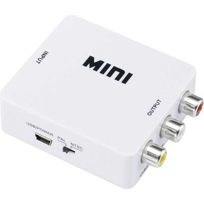 SpeaKa Professionel AV-Konverter SP-HDMI2AV - HDMI til RCA - 1920x1080 SpeaKa Professionel AV-Konverter SP-HDMI2AV - HDMI til RCA - 1920x1080