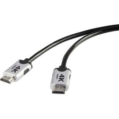 SpeaKa Professional HDMI Kabel - 2m Sort - Understøtter 4K UHD SpeaKa Professional HDMI Kabel - 2m Sort - Understøtter 4K UHD
