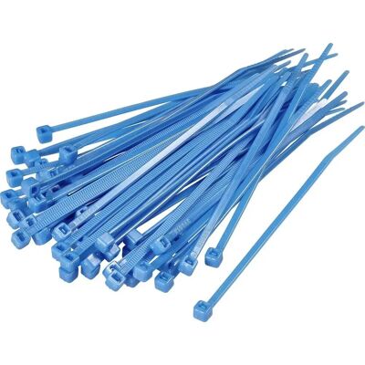 TRU Components 203mm x 3.6mm Blue Cable Tie - Cable Tie TRU Components 203mm x 3.6mm Blue Cable Tie - Cable Tie