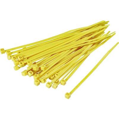 TRU COMPONENTS TC-CV150S203 Fascette per cavi gialle - Fascette per cavi TRU COMPONENTS TC-CV150S203 Fascette per cavi gialle - Fascette per cavi