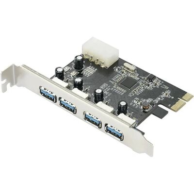 Renkforce USB 3 PCI-Express-kort - 4 externa portar Renkforce USB 3 PCI-Express-kort - 4 externa portar