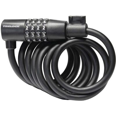 Candado en espiral Trelock negro 8mm 1800mm - Candado de cable Candado en espiral Trelock negro 8mm 1800mm - Candado de cable
