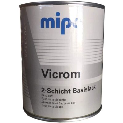 Mipa Vicrom Rfu Mirror Glaze Paint Silver Alloy Chrome Effect Basecoat - Paint Mipa Vicrom Rfu Mirror Glaze Paint Silver Alloy Chrome Effect Basecoat - Paint