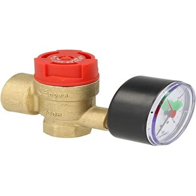 Afriso 42382 G 1/2 x 3/4 Sicherheitsventil - Heizung, Manometer, Max 120°C Afriso 42382 G 1/2 x 3/4 Sicherheitsventil - Heizung, Manometer, Max 120°C