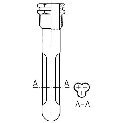 Afriso Modell 67335 Messing Profiltauchhülse - Probe Sleeve Afriso Modell 67335 Messing Profiltauchhülse - Probe Sleeve