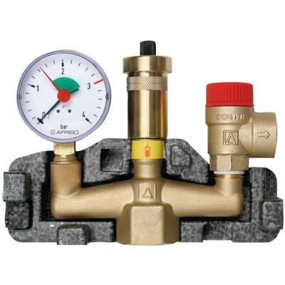 Afriso - KSG 77938 - purga automática de aire - aislamiento - grupo de seguridad Afriso - KSG 77938 - purga automática de aire - aislamiento - grupo de seguridad