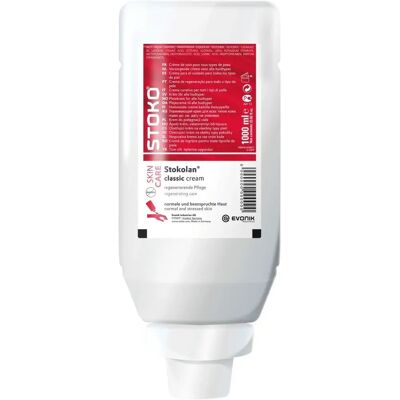 Crème de Soins de la Peau S.C. JOHNSON - Stokolan Classic - 1000ml - Publicité Crème de Soins de la Peau S.C. JOHNSON - Stokolan Classic - 1000ml - Publicité