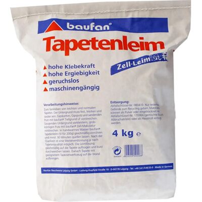 Colle à papier peint Baufan - 4 kg - Publicité Colle à papier peint Baufan - 4 kg - Publicité