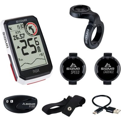 Sigma Sport Sigma Rox 4.0 GPS Rowerek komputer - Bezprzewodowy, Wysokościomierz, Nawigacja Sigma Sport Sigma Rox 4.0 GPS Rowerek komputer - Bezprzewodowy, Wysokościomierz, Nawigacja