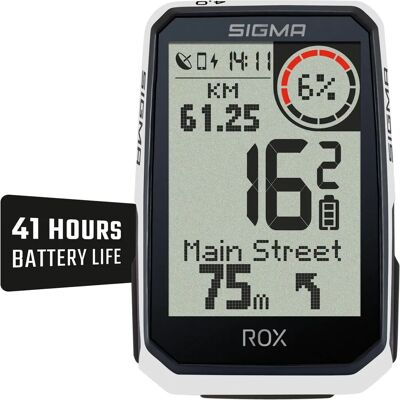 Compteur GPS Sigma ROX 4.0 Endurance - GPS, Écran 2.4" - Publicité Compteur GPS Sigma ROX 4.0 Endurance - GPS, Écran 2.4" - Publicité