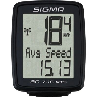 Sigma Sport BC 7.16 ATS Bezdrátový cyklocomputer - Cyklocomputer Sigma Sport BC 7.16 ATS Bezdrátový cyklocomputer - Cyklocomputer