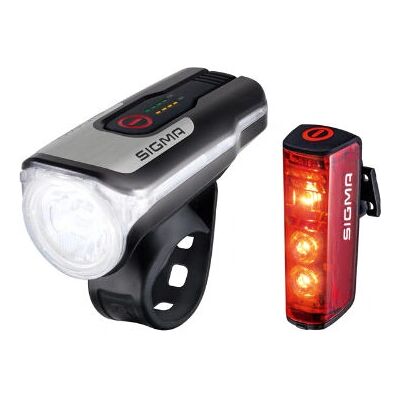 Sigma Sport Aura 80 USB Set with Blaze - Bike Light Set Sigma Sport Aura 80 USB Set with Blaze - Bike Light Set