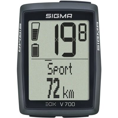 Sigma EOX View 700 Trådlös cykeldator Sigma EOX View 700 Trådlös cykeldator