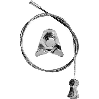 Point Silver Cantilever bromskabel - 380mm Point Silver Cantilever bromskabel - 380mm