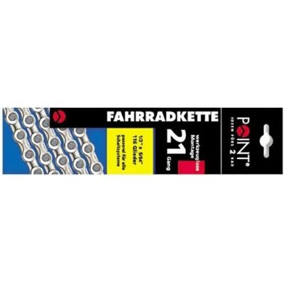 Point Sølv Sykkelkjede - 116 lenker, 7 gir Point Sølv Sykkelkjede - 116 lenker, 7 gir