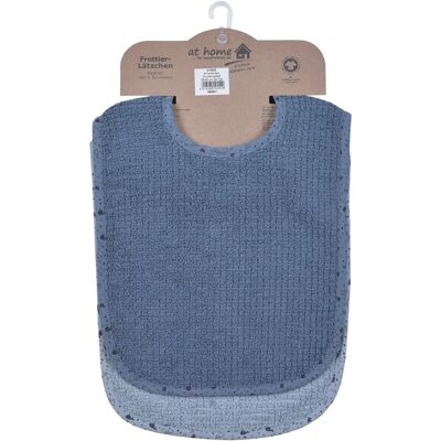 Wörner Baby-Lätzchen - 26x40cm Bio-Baumwolle - Verstellbarer Druckknopf Wörner Baby-Lätzchen - 26x40cm Bio-Baumwolle - Verstellbarer Druckknopf