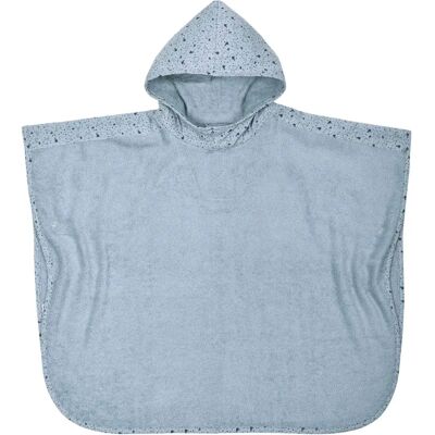 Wörner Bade-Poncho - Blau, 60x75cm, Kapuze, Baumwolle Wörner Bade-Poncho - Blau, 60x75cm, Kapuze, Baumwolle