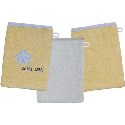 WÖRNER Little Star 3er Set - Waschlappen WÖRNER Little Star 3er Set - Waschlappen