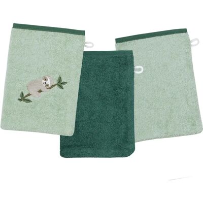WÖRNER Faultier 3er Set - Waschlappen WÖRNER Faultier 3er Set - Waschlappen