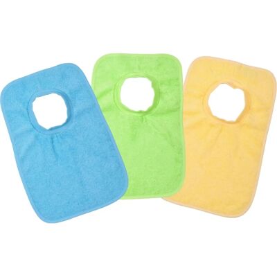 Wörner Baby Lätzchen 3er-Set, Bio-Baumwolle, Groß 30x45 cm Wörner Baby Lätzchen 3er-Set, Bio-Baumwolle, Groß 30x45 cm